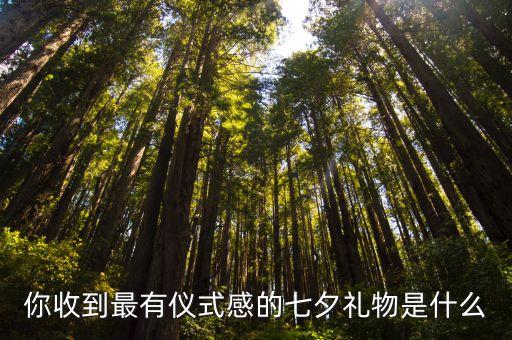 你收到最有仪式感的七夕礼物是什么