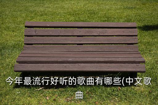 今年最流行好听的歌曲有哪些(中文歌曲
