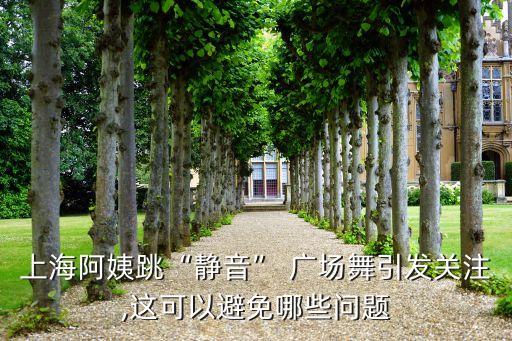 上海阿姨跳“静音” 广场舞引发关注,这可以避免哪些问题