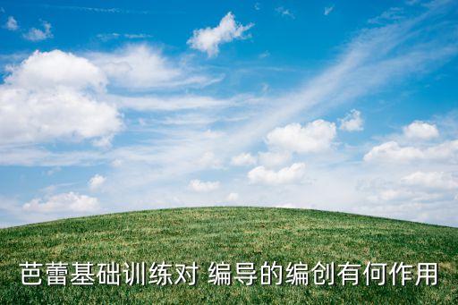 舞蹈编导造型理解,对舞蹈编导专业的认识和理解