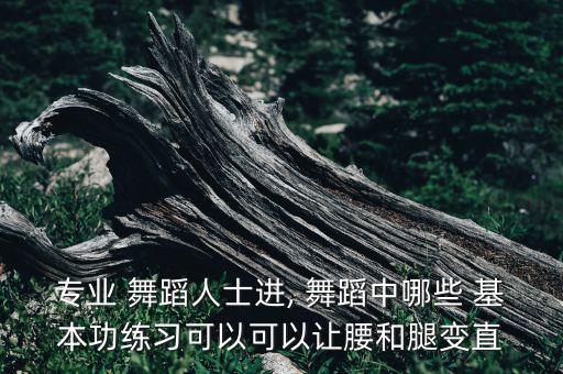 专业 舞蹈人士进, 舞蹈中哪些 基本功练习可以可以让腰和腿变直