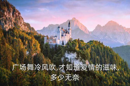  广场舞冷风吹,才知道爱情的滋味,多少无奈