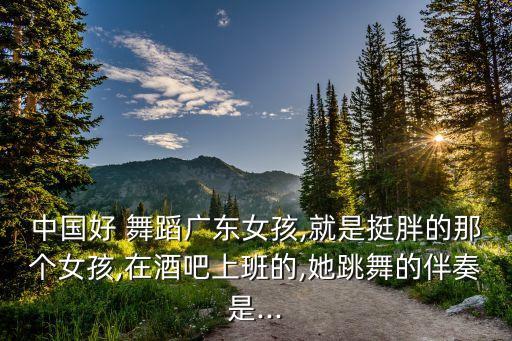 中国好 舞蹈广东女孩,就是挺胖的那个女孩,在酒吧上班的,她跳舞的伴奏是...