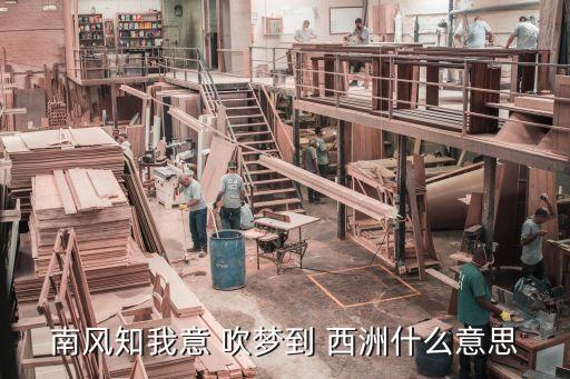 南风知我意 吹梦到 西洲什么意思