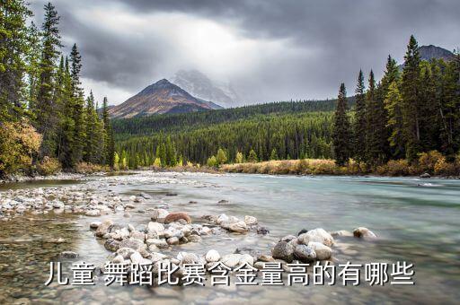 儿童 舞蹈比赛含金量高的有哪些