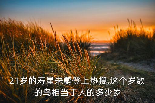 21岁的寿星朱鹮登上热搜,这个岁数的鸟相当于人的多少岁