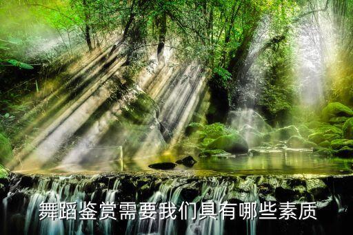 你认为舞蹈者应具备什么