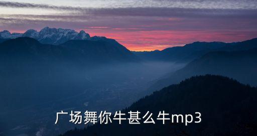 你牛什么牛歌曲广场舞mp3，广场舞你牛甚么牛mp3