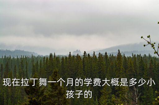 北京拉丁舞学校学费多少，谁跳过拉丁舞啊学费是多少啊
