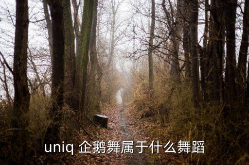 uniq 企鹅舞属于什么舞蹈
