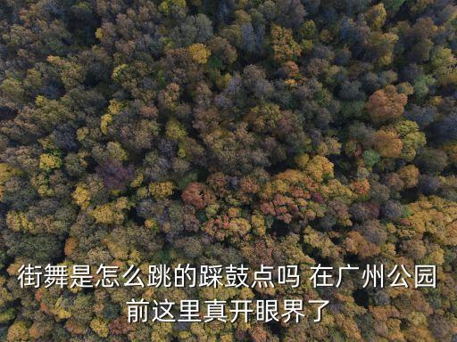 街舞是怎么跳，街舞是怎么跳的踩鼓点吗 在广州公园前这里真开眼界了