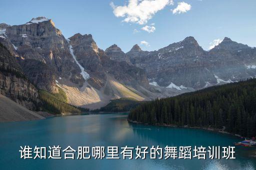 合肥舞蹈艺术培训学校怎么样，合肥哪里学舞蹈比较好