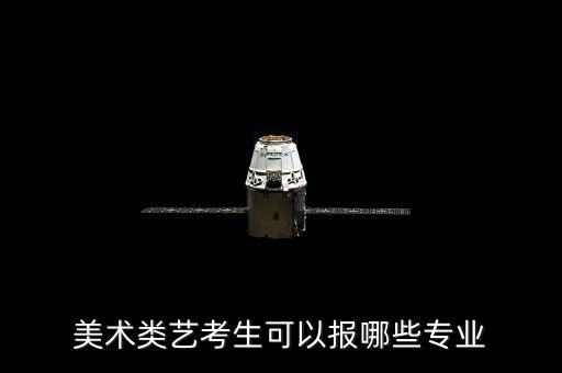 美术类艺考生可以报哪些专业