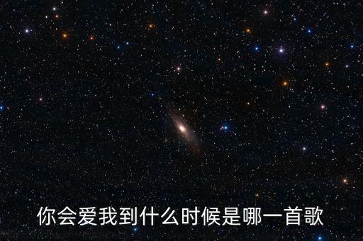 你会爱我到什么时候是哪一首歌