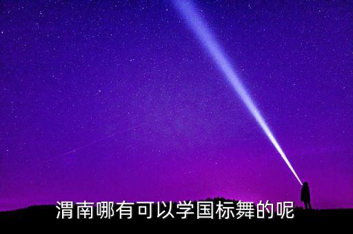 渭南哪有可以学国标舞的呢