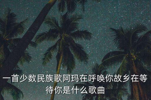 一首少数民族歌阿玛在呼唤你故乡在等待你是什么歌曲