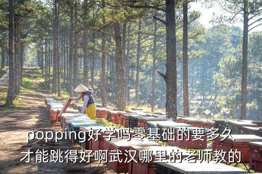 popping好学吗零基础的要多久才能跳得好啊武汉哪里的老师教的