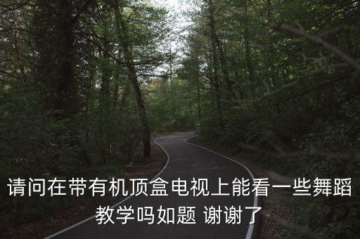 如何在电视上看舞蹈教程视频，请问在带有机顶盒电视上能看一些舞蹈教学吗如题 谢谢了