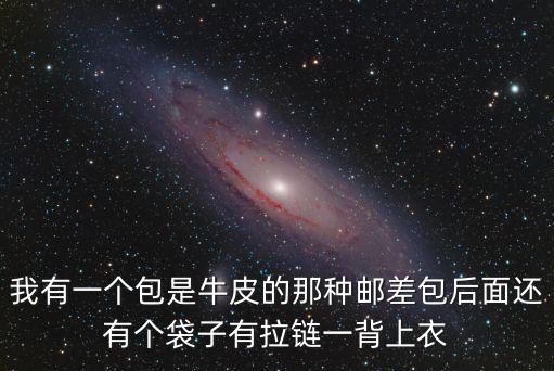 牛什么牛背面分解，我有一个包是牛皮的那种邮差包后面还有个袋子有拉链一背上衣
