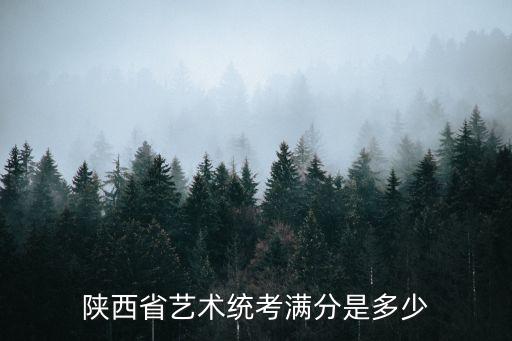 陕西省艺术统考满分是多少
