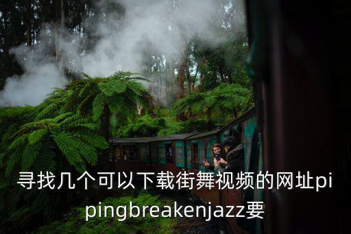 寻找几个可以下载街舞视频的网址pipingbreakenjazz要