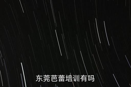 东莞芭蕾培训有吗