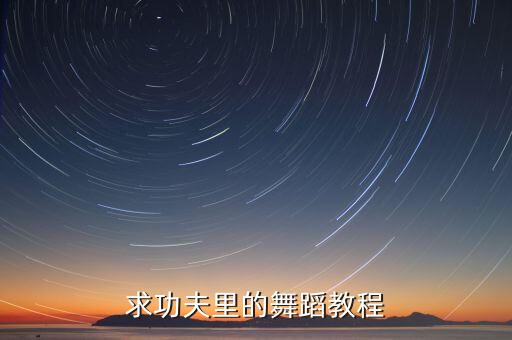 求功夫里的舞蹈教程