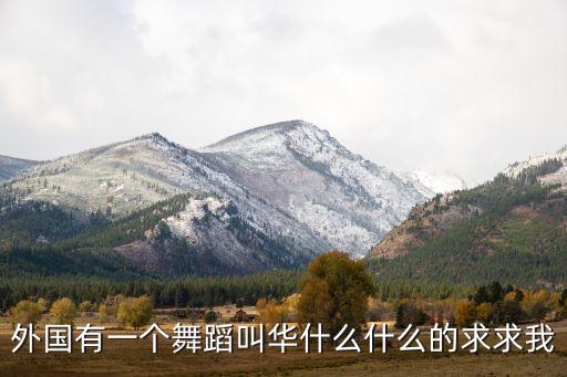 华什么舞蹈，华尔斯舞是什么