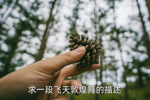 求一段飞天敦煌舞的描述