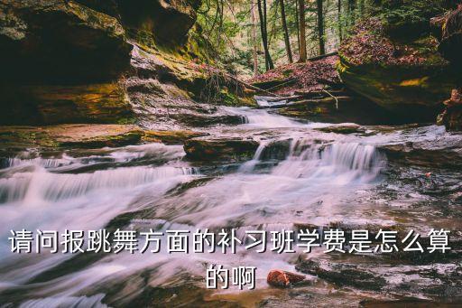 请问报跳舞方面的补习班学费是怎么算的啊