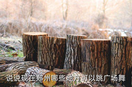 广场舞什么的地方，说说现在郑州哪些地方可以跳广场舞
