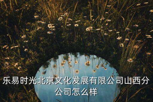 乐易时光北京文化发展有限公司山西分公司怎么样