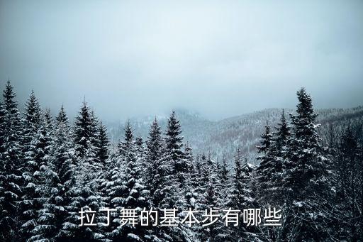 拉丁舞的基本步有哪些
