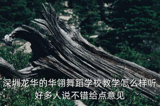 深圳华翎怎么样，深圳龙华的华翎舞蹈学校教学怎么样听好多人说不错给点意见