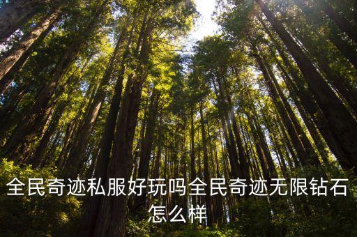 嘟嘟全民奇迹无限钻石满v版手游，全民奇迹私服好玩吗全民奇迹无限钻石怎么样