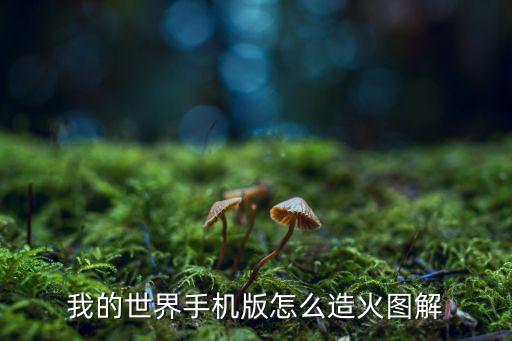 我的世界手机版怎么造火图解