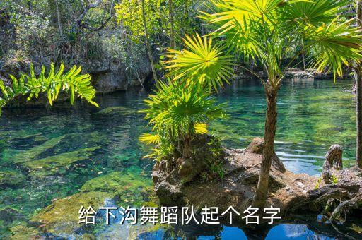 给下沟舞蹈队起个名字