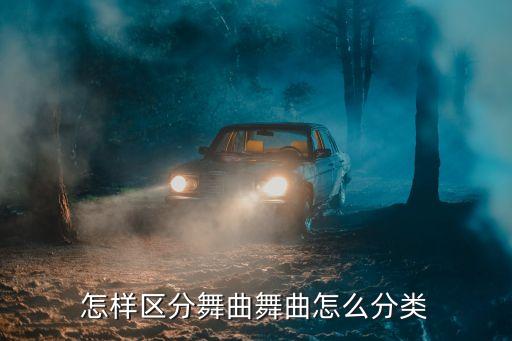 怎样区分舞曲舞曲怎么分类