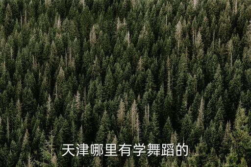 天津哪里有学舞蹈的