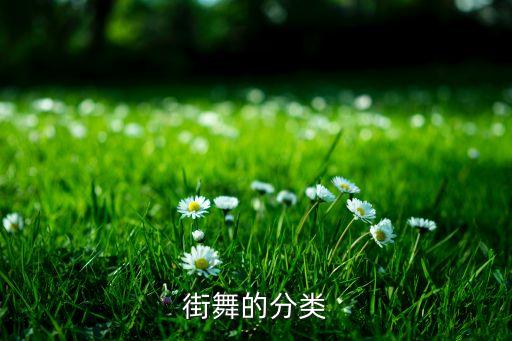 街舞的分类