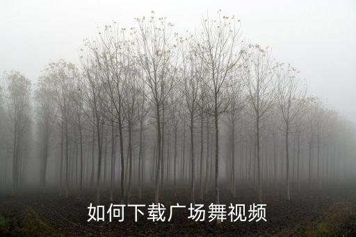 如何下载广场舞视频