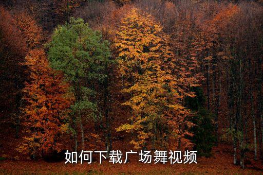 在线观看广场舞视频怎么下载地址，如何下载广场舞视频