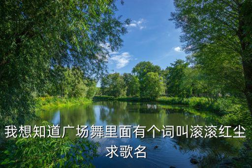 我想知道广场舞里面有个词叫滚滚红尘求歌名