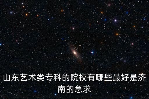 山东艺术类专科的院校有哪些最好是济南的急求