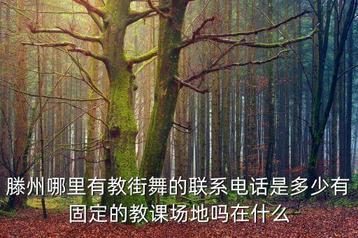 滕州哪里有教街舞的联系电话是多少有固定的教课场地吗在什么