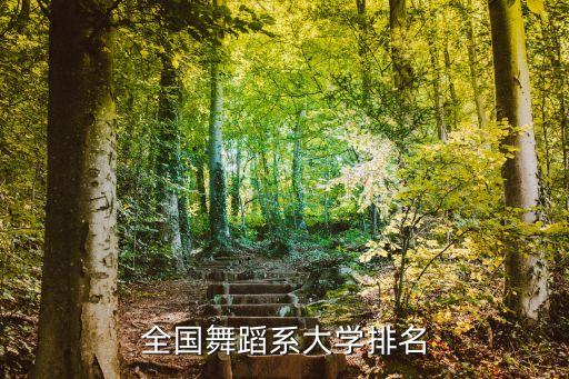 全国舞蹈系大学排名