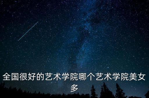 全国很好的艺术学院哪个艺术学院美女多