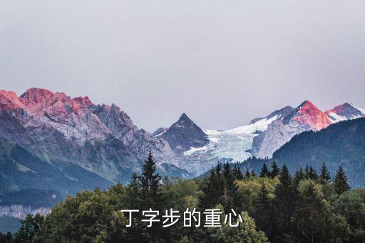 丁字步的重心