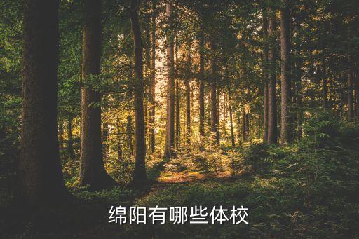 绵阳有哪些体校