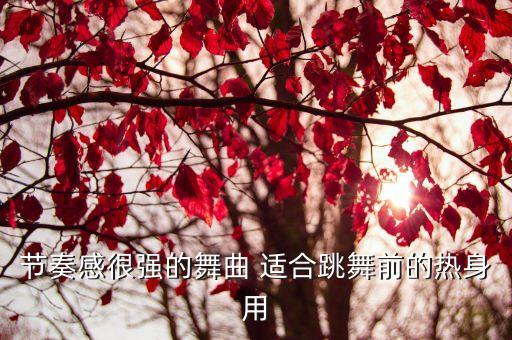 节奏感很强的舞曲 适合跳舞前的热身用